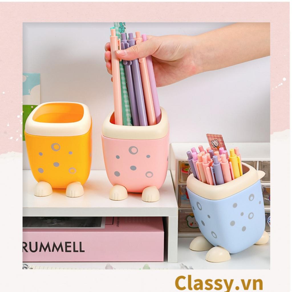 Classy Ống cắm bút để bàn màu pastel chân mèo siêu cute PK1410