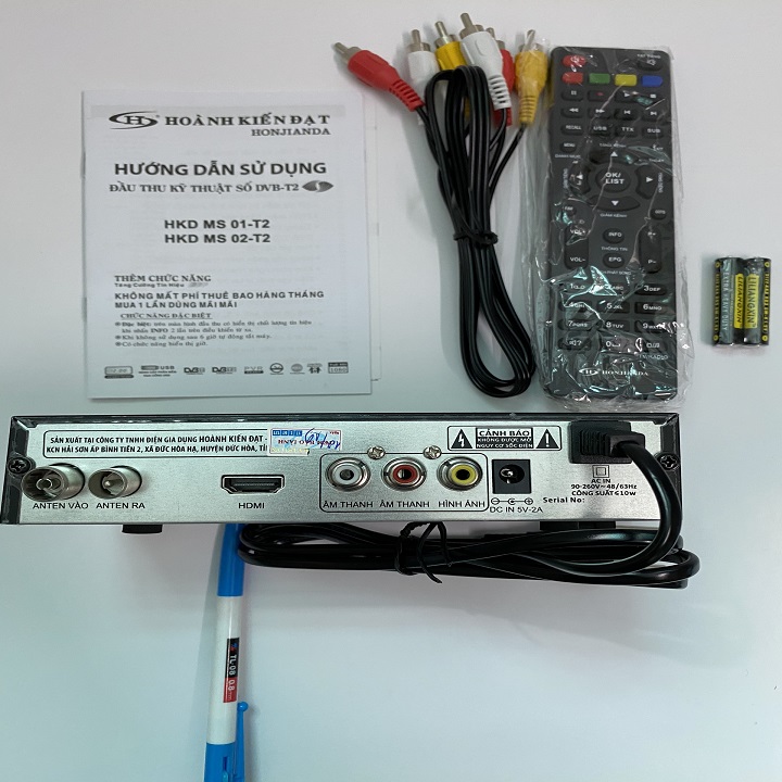 Đầu thu truyền hình kỹ thuật số DVB T2 HKD MS01 HÀNG CHÍNH HÃNG