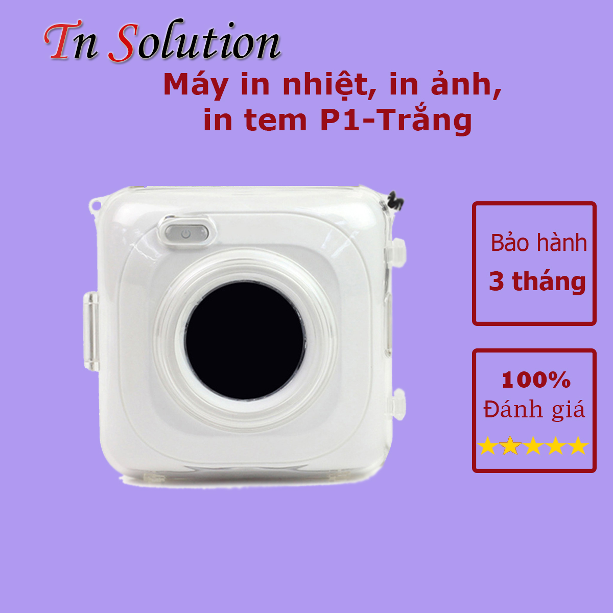 Máy in nhiệt mini, in ảnh, in tem nhãn dán bỏ túi P1