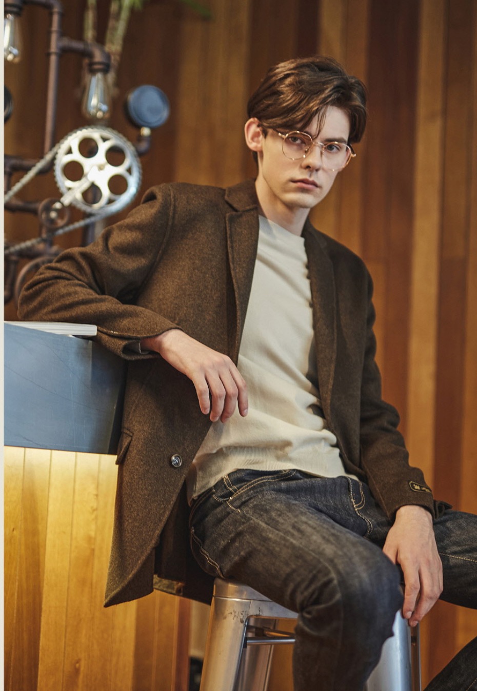 Blazer thu đông C()modo Square xuất Hàn dành cho anh em. Form Hàn dễ mặc