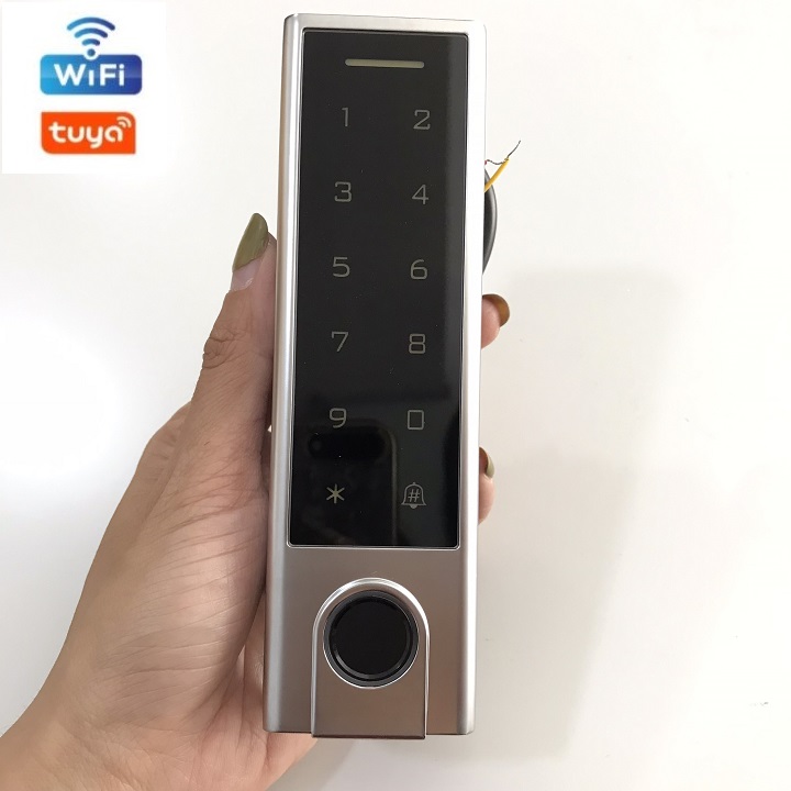 Đầu đọc vân tay quản lý qua App Tuya SAFARISG  HF3 (Hệ thống kiểm soát ra/vào Access Control) - Hàng nhập khẩu