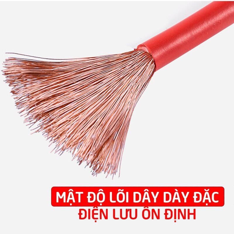 BỘ 2 Dây dành cho Câu Bình Ắc Quy Lõi To Kẹp Chắc Siêu Bền