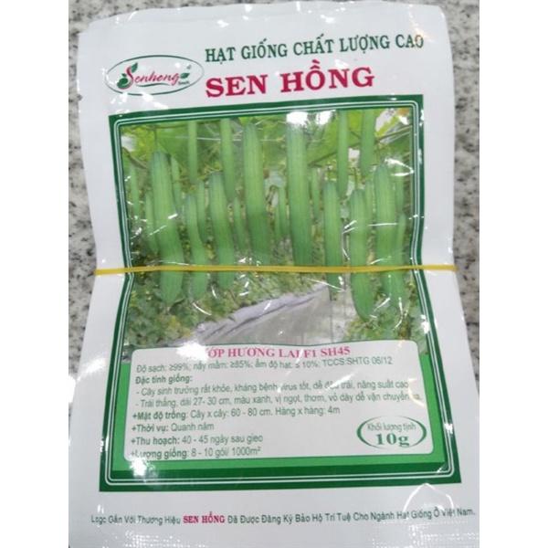 Hạt giống mướp hương SH45 Sen Hồng 10g