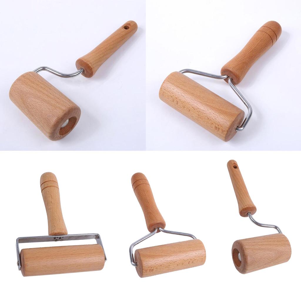 High Quality Wooden Rolling Pin Hand Pastry Dough Roller Mold Kitchen Tool A