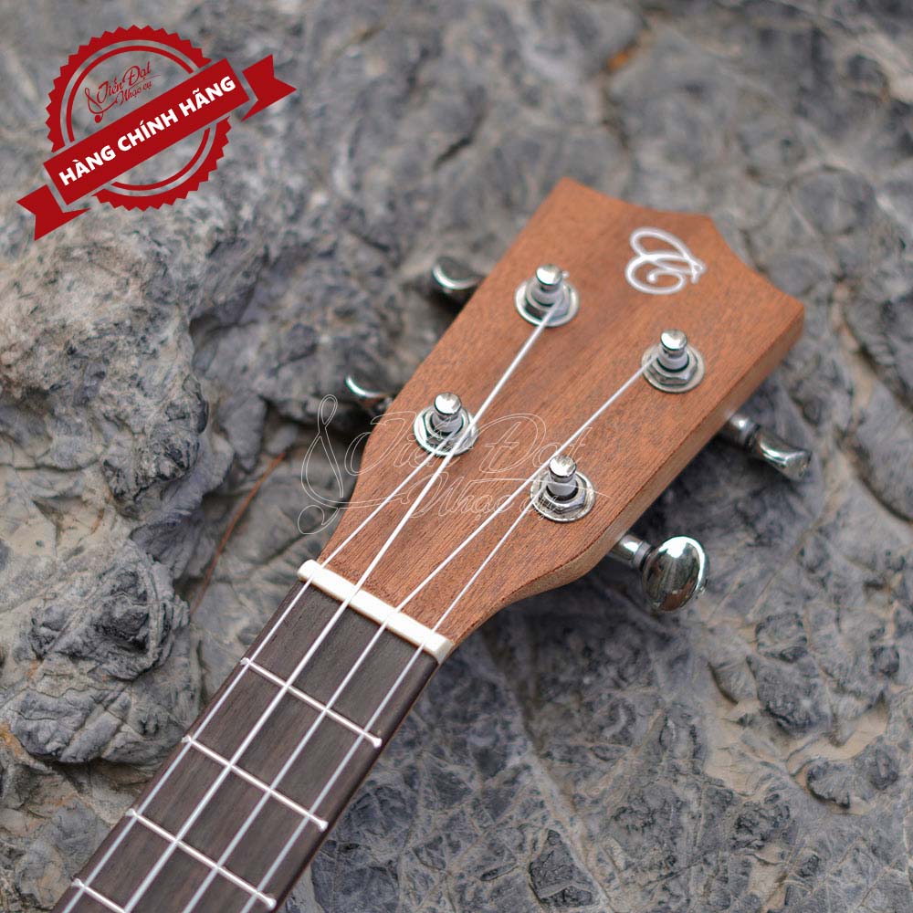 Đàn Ukulele Concert Chard WD-24THX, Màu nâu nổi bật, Mặt đàn Gỗ gụ - Hàng chính hãng