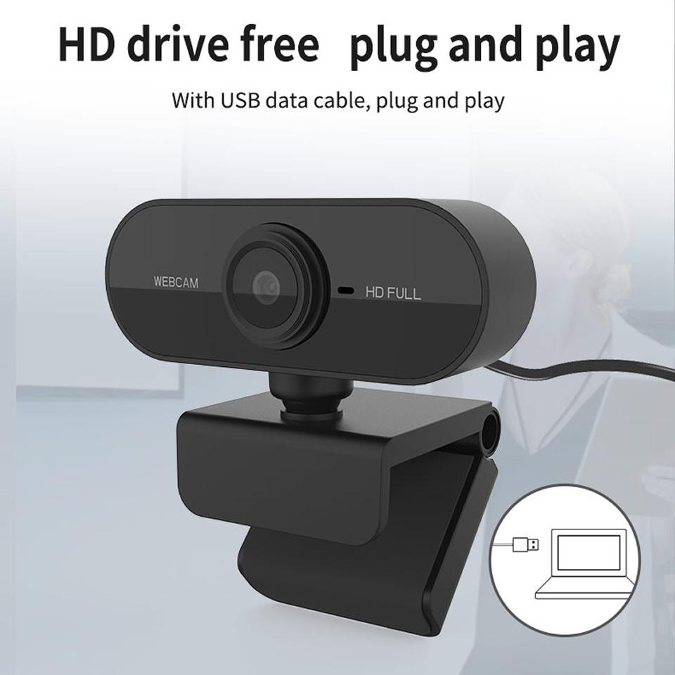 Webcam NetCAM USB K60 độ phân giải 1080P - Hàng chính hãng