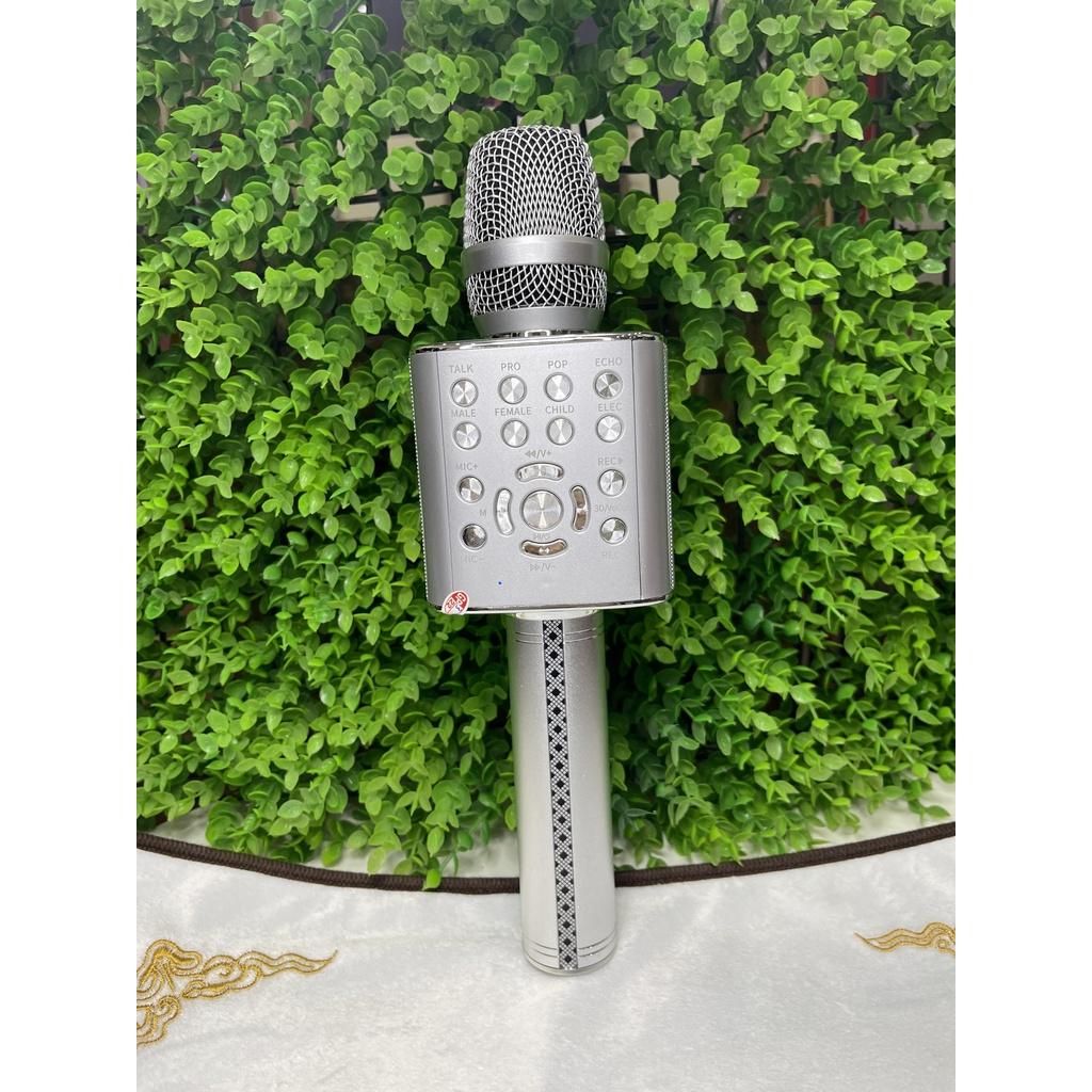 Mic Karaoke YS- 96 Kèm Loa Bluetooth Bass Cực Hay, Trầm Ấm-th Hỗ Trợ Ghi Âm, Thiết Kế Sang Trọng Đẹp Mắt.