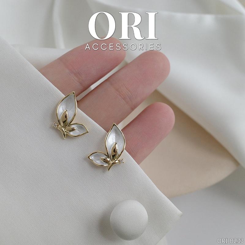 Bông tai nữ cánh bướm dáng nhỏ Kiera tinh tế thời trang ORI ACCESSORIES B233