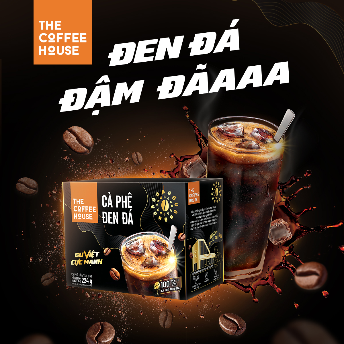 Hộp cà phê đen đá The Coffee House