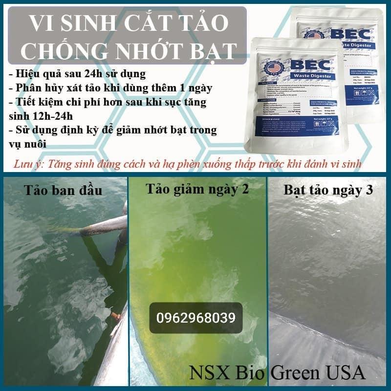 Vi Sinh Cắt Tảo,Giảm Nhớt Bạt,Xử Lý Đáy,Bùn.. .