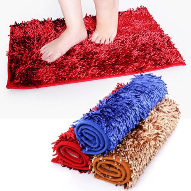 Combo 3 tấm Thảm chùi chân san hô bóng siêu thấm nước