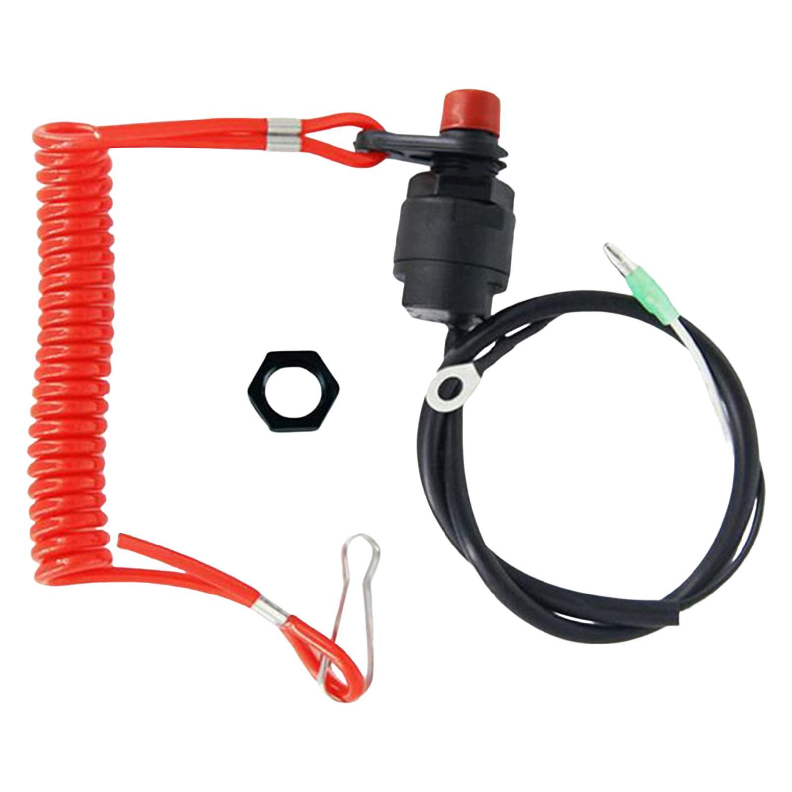 Boat Engine Stop Switch Set for Outboard Engine Accessories