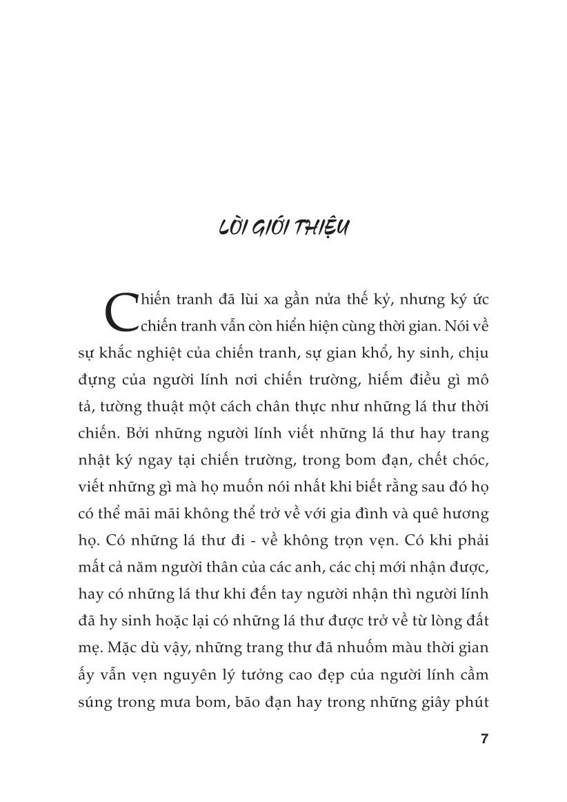 Những lá thư thời chiến Việt Nam (Tuyển tập) (Xuất bản lần thứ hai)