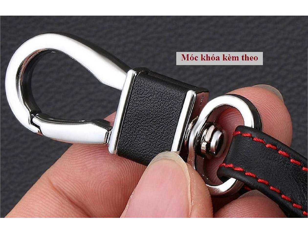 Bao da Chìa Khóa ô tô kèm móc khóa xe Kia Morning, Soluto, Seltos, K3, Cerato loại 3 nút - mẫu chìa thông minh