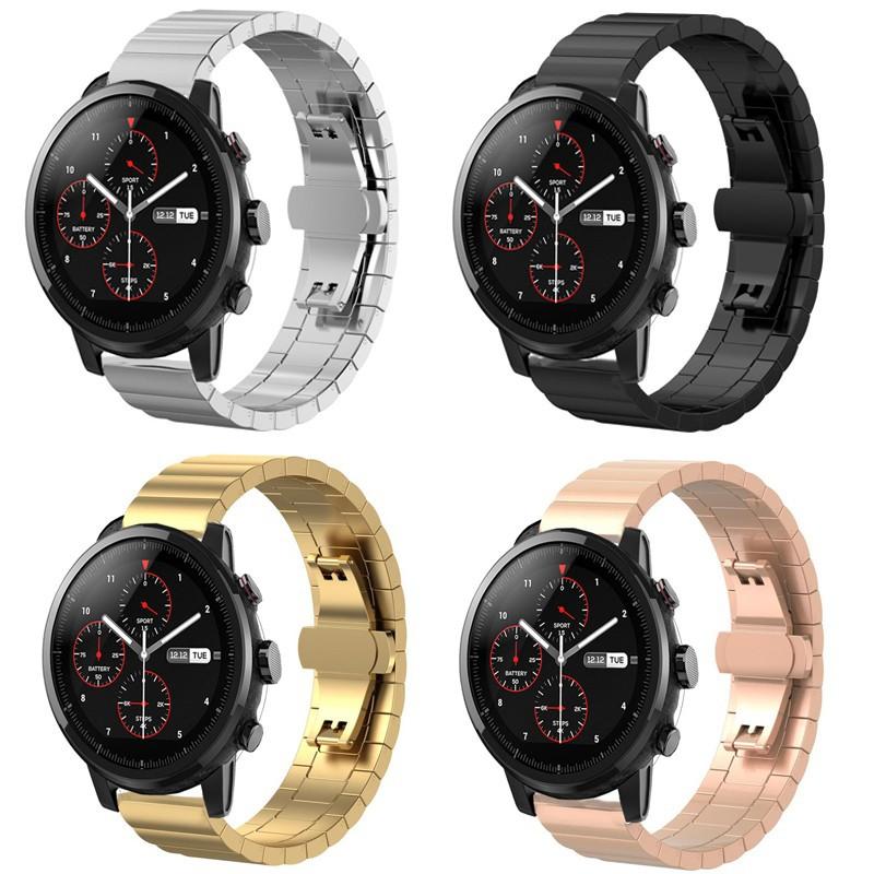 Stainless Steel Band Strap For Huami Amazfit Stratos Sports Watch 2 2S 3