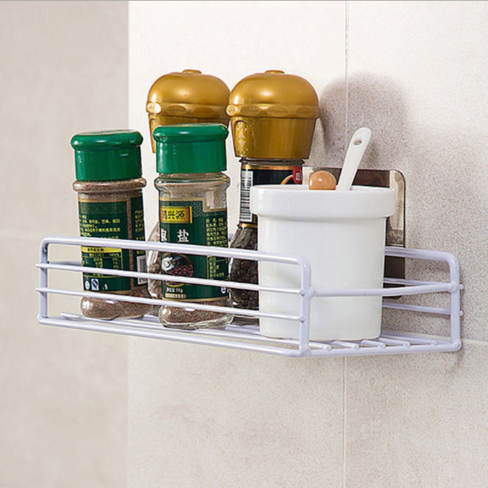 Kệ góc nhà tắm sơn tĩnh điện dán tường nhà tắm, nhà bếp đa năng, tiện dụng