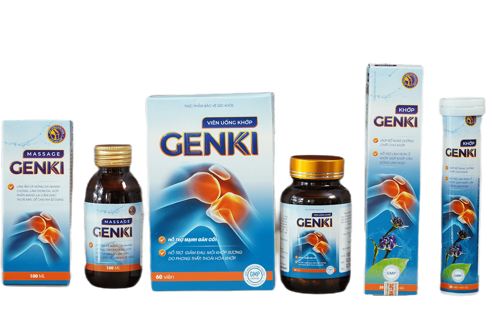 Viên Uống Khớp Genki - Sản Phẩm Hỗ Trợ Mạnh Gân Cốt & Giảm Thoái Hoá Khớp