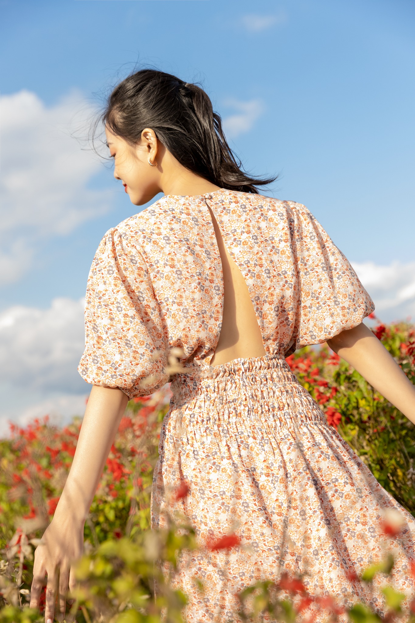 OLV - Đầm Rosehip Shirring Dress