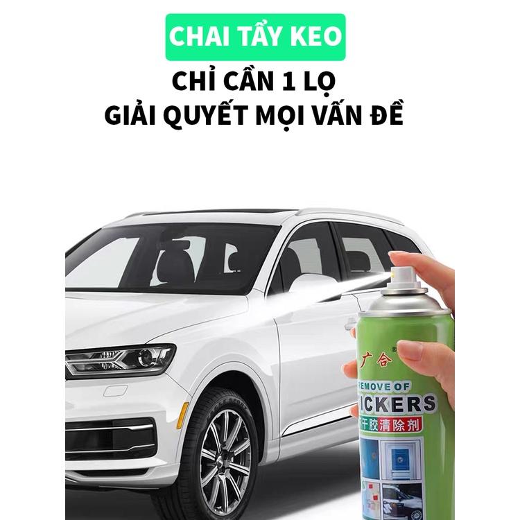 Chai xịt tẩy vết keo,băng dính,vệ sinh thiết kế bên trong Remover of Sticker 450ml