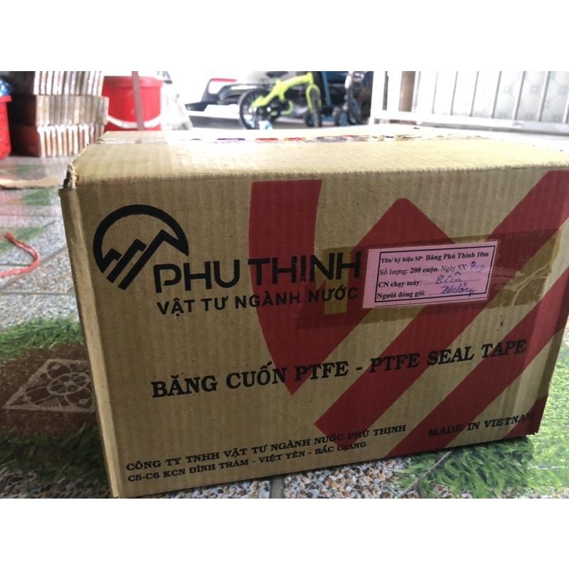 1 thùng 200 cuộn băng tan 10m phú thịnh