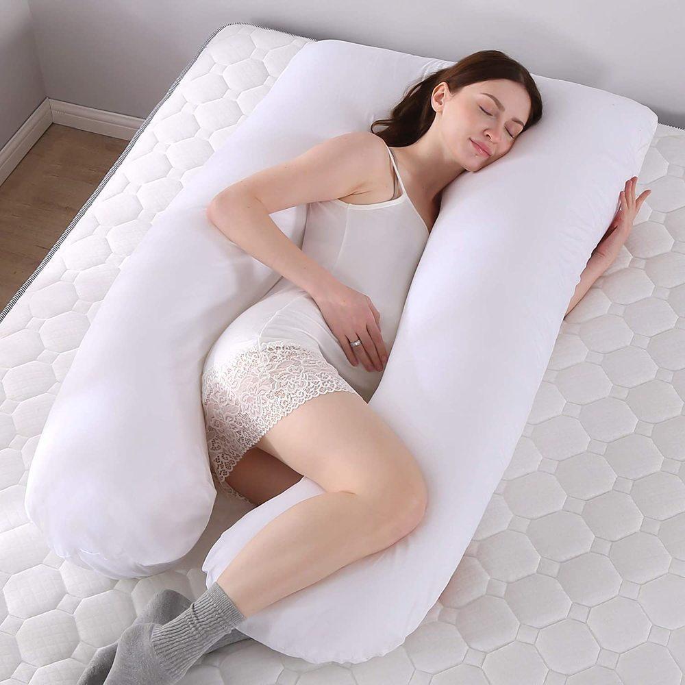 50 Chăn Ga Gối Toàn Thân Gối Dành Cho Phụ Nữ Mang Thai Chữ U, Bạn Trai Mang Thai Gối Ngủ Hỗ Trợ Gối Tai Bên Đèn Ngủ