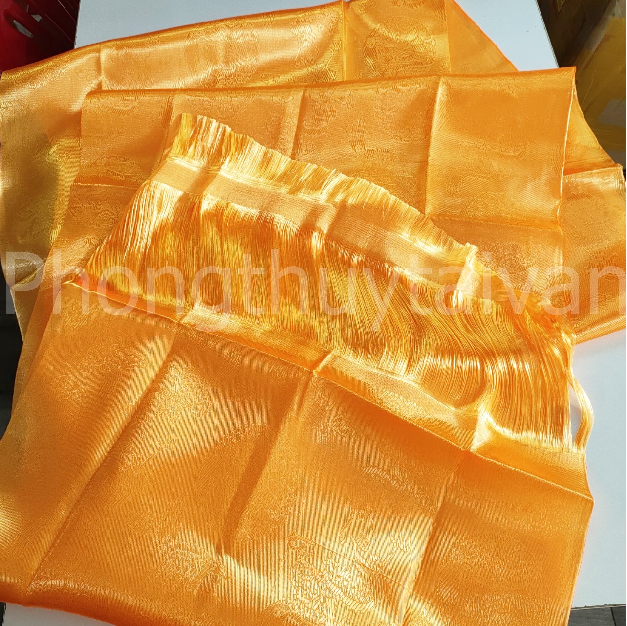 Thảm khăn trãi bàn 230cm*45cm hoạ tiết rồng phượng