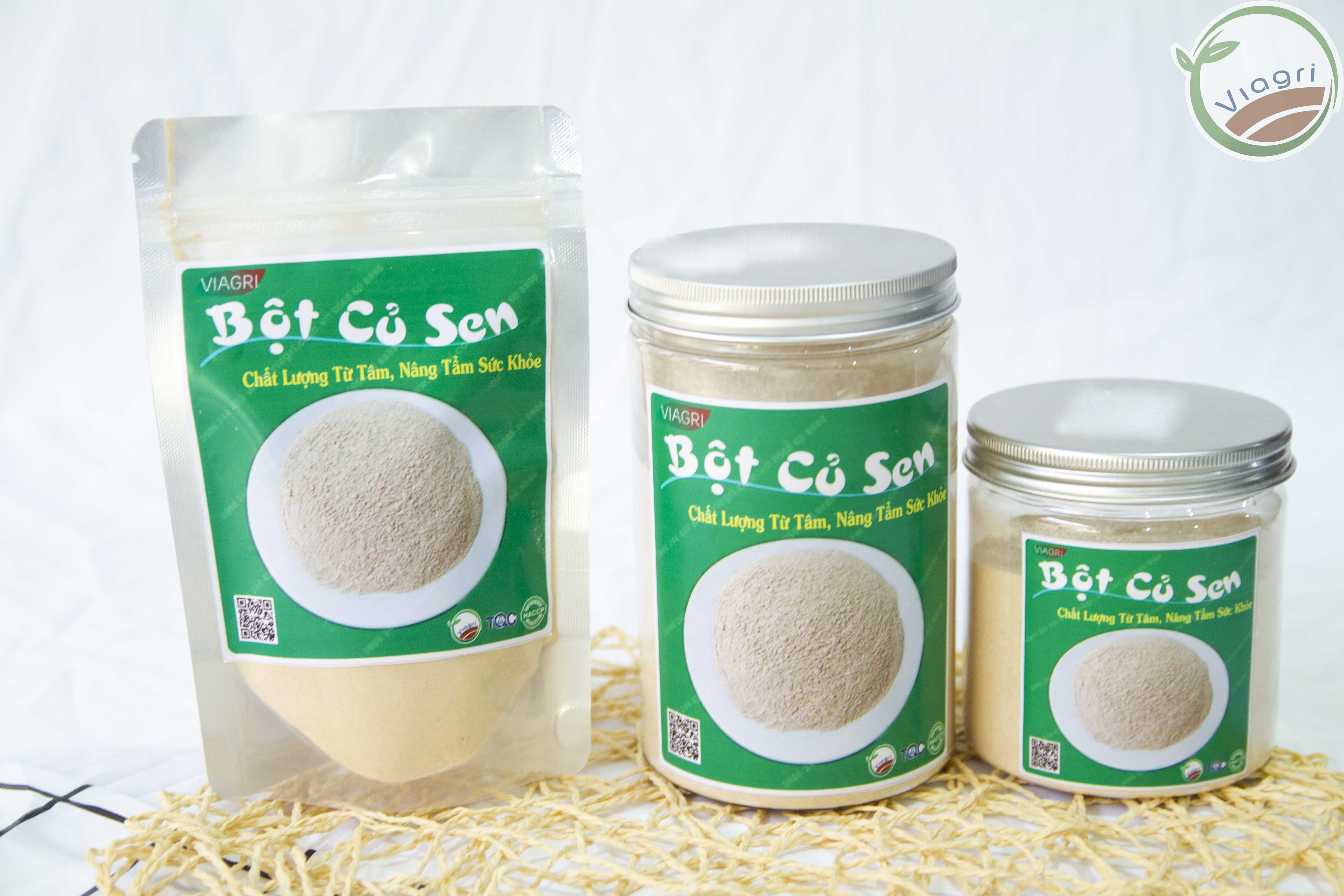 Bột củ sen nhà làm 100% nguyên chất từ củ sen, dưỡng da, làm đẹp, pha nước uống thanh mát