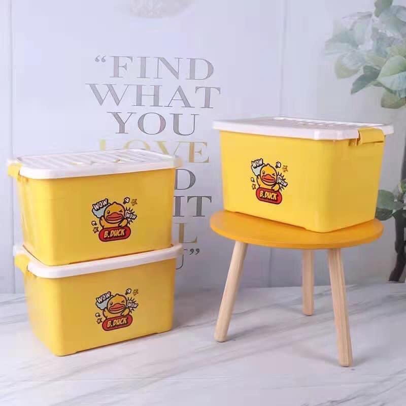 Khăn Giấy Uớt Kháng Khuẩn Con Vịt Vàng Kèm Thùng Nhựa Siêu Đáng Yêu