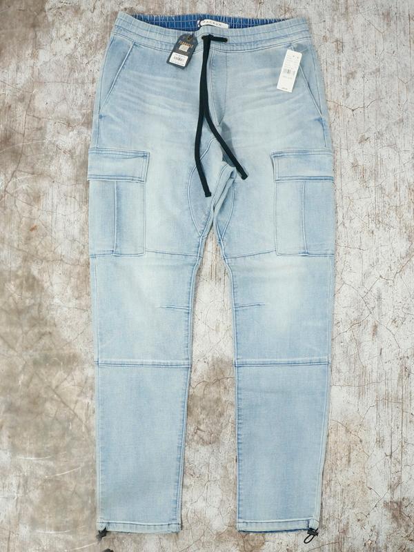 Quần Jeans Nam PacSun Denim Slim Fit Cargo Light Joggers - SIZE S/M/L/XL