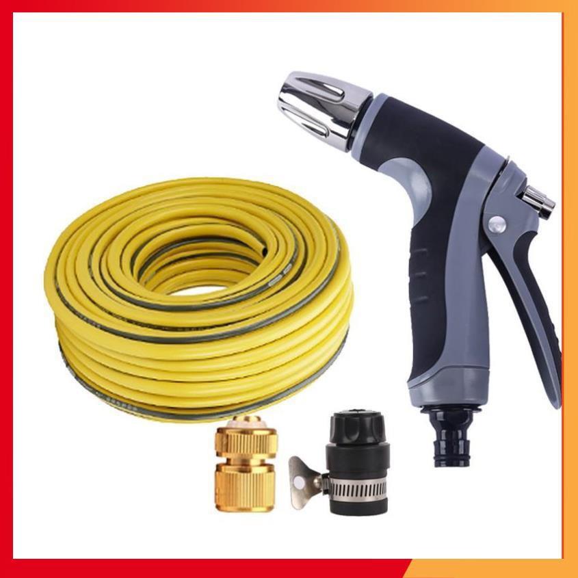 Bộ dây và vòi xịt tăng áp rửa xe tưới cây 20M 206817