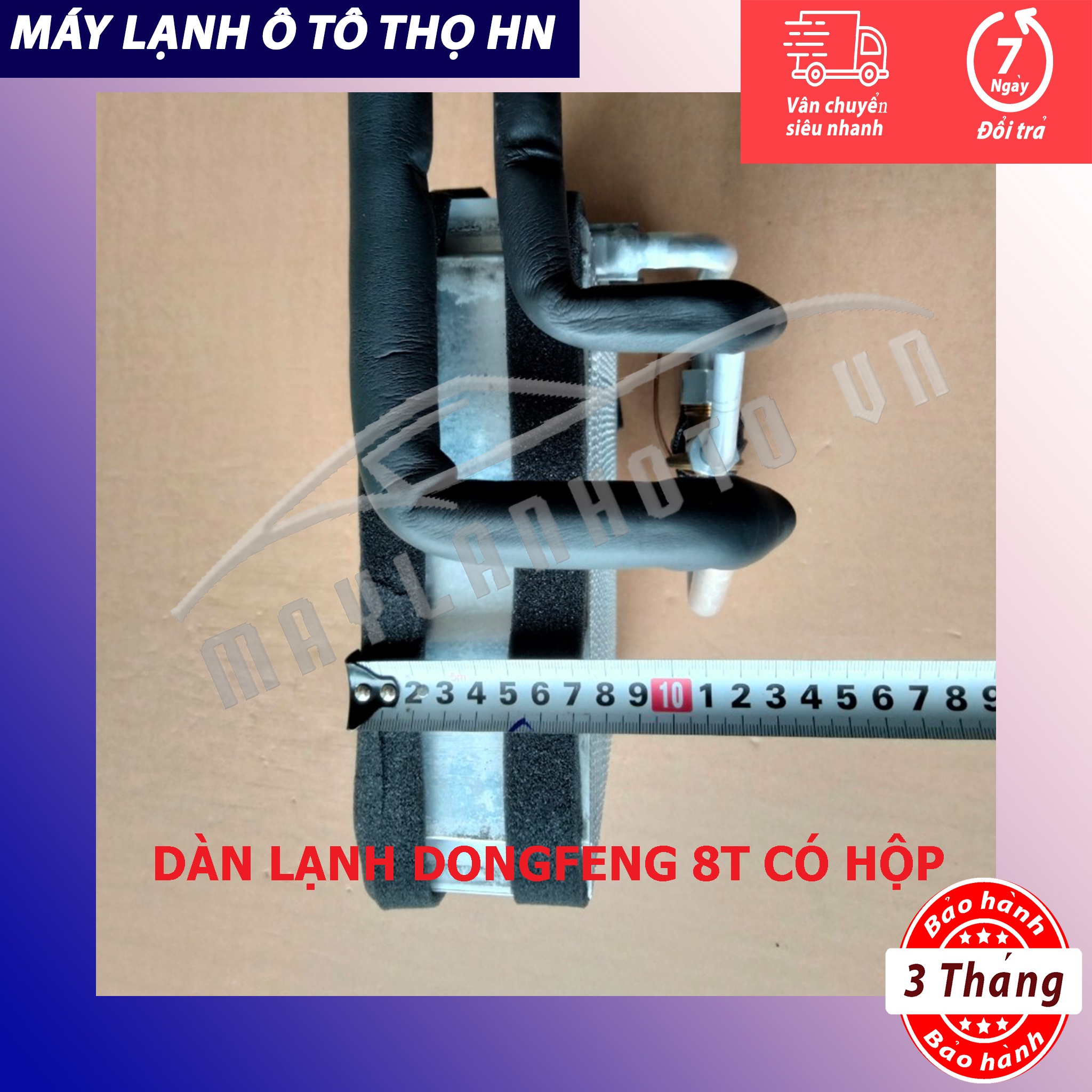 Dàn lạnh Dongfeng 8 Tấn cả vỏ hàng HBS