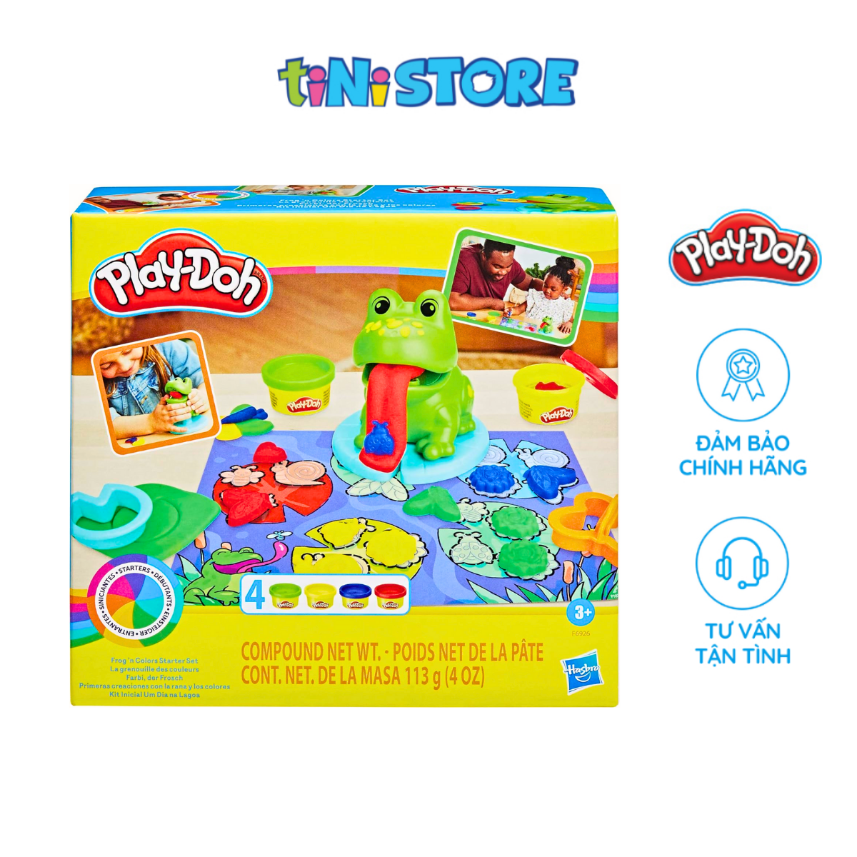 Bộ Đồ Chơi Đất Nặn Với Ếch Con Play - Doh F6926