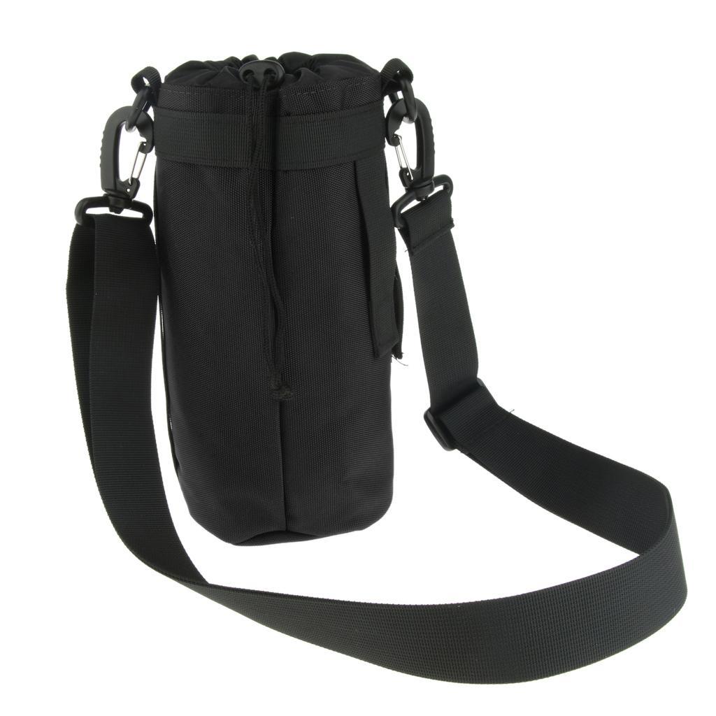 1.5L Water Bottle Holder Carrier Pouch Sleeve Bag Camping Hiking Black