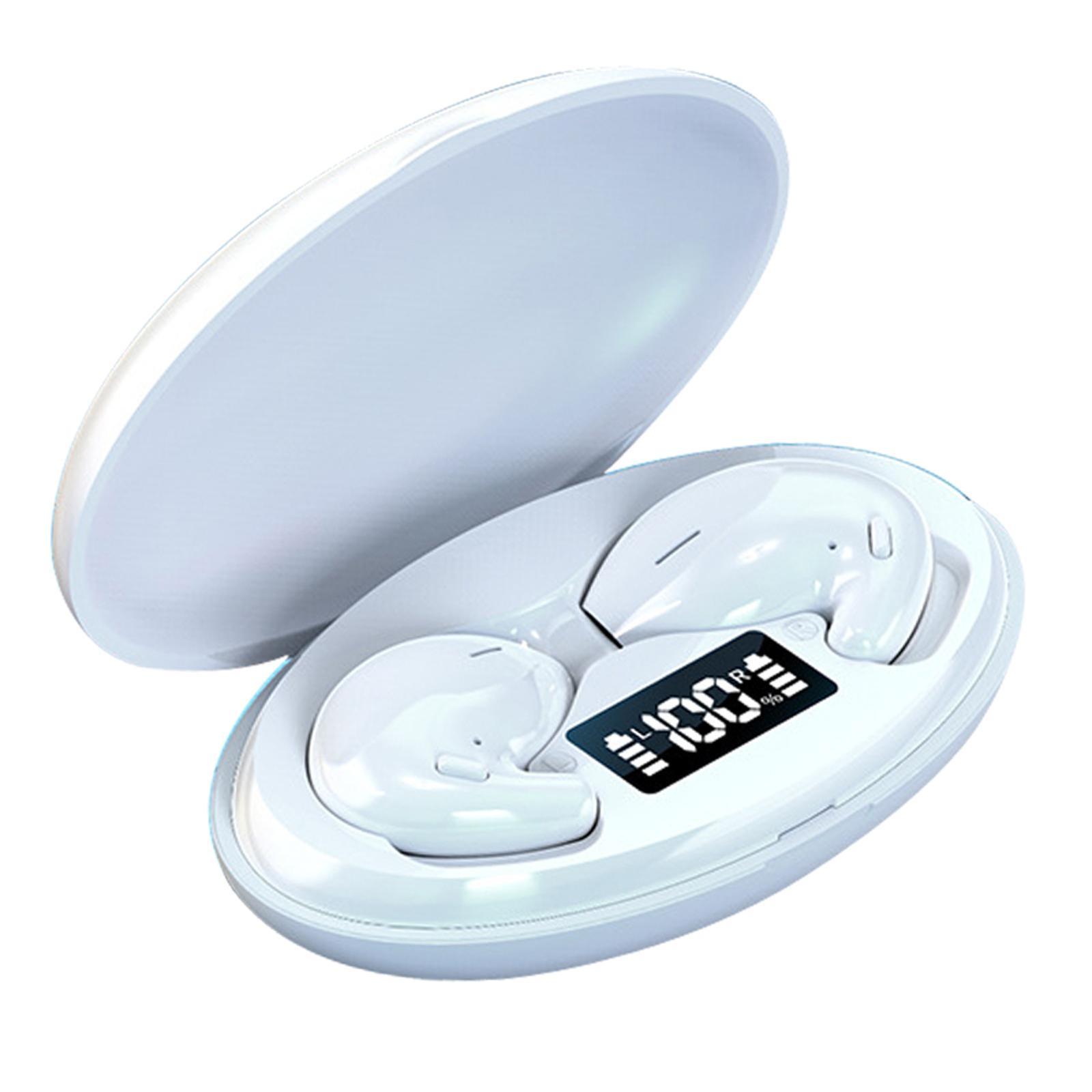 Portable earphones with 500mAh Charging Case for Sleeping Travel