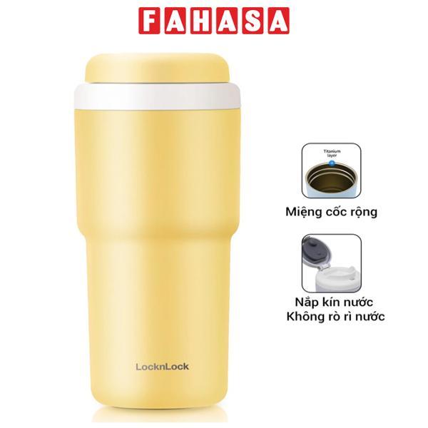 Bình Giữ Nhiệt Daily Macaron Tumbler 480 ml - LocknLock LHC3292YEL- Màu Vàng