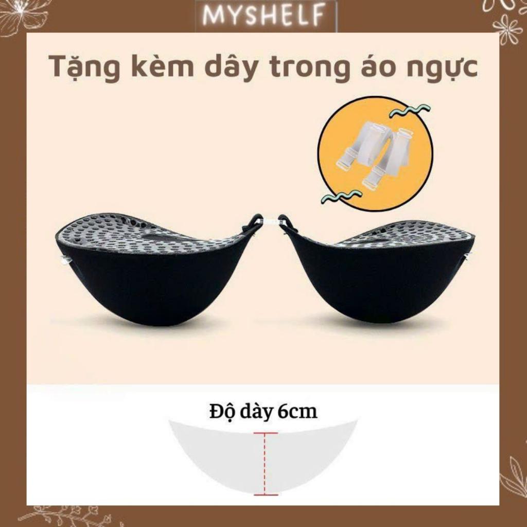 Áo ngực dán không dây dày 6cm cài trước siêu nâng ngực chống tuột siêu hot