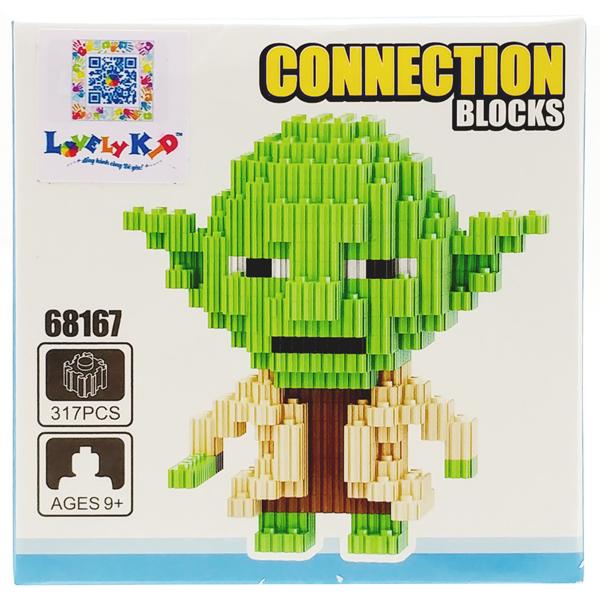 Đồ Chơi Lắp Ráp Mô Hình Nhân Vật Star War - LinkGo 68167 - Yoda (317 Mảnh Ghép)