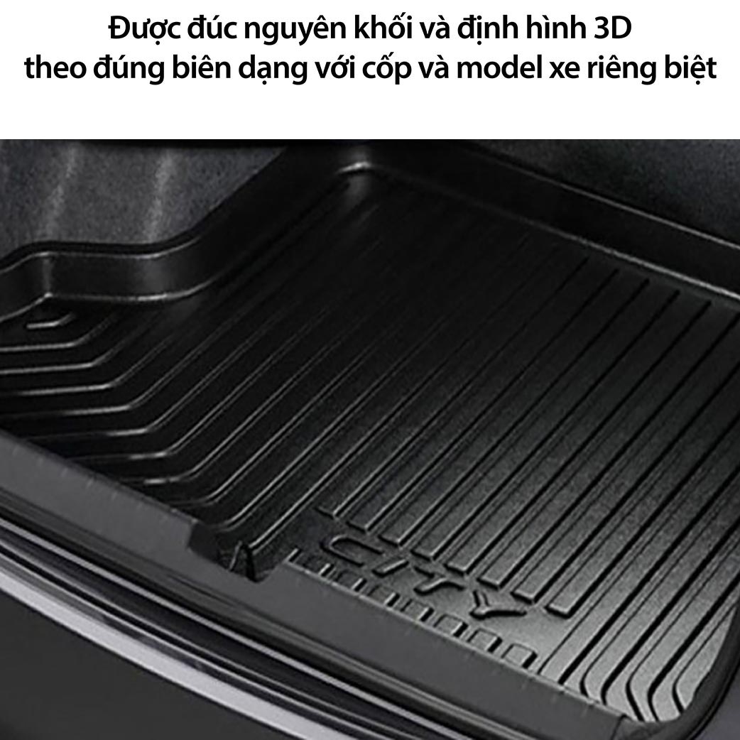 Lót cốp nhựa dành cho xe Honda City - Hàng Chính Hãng