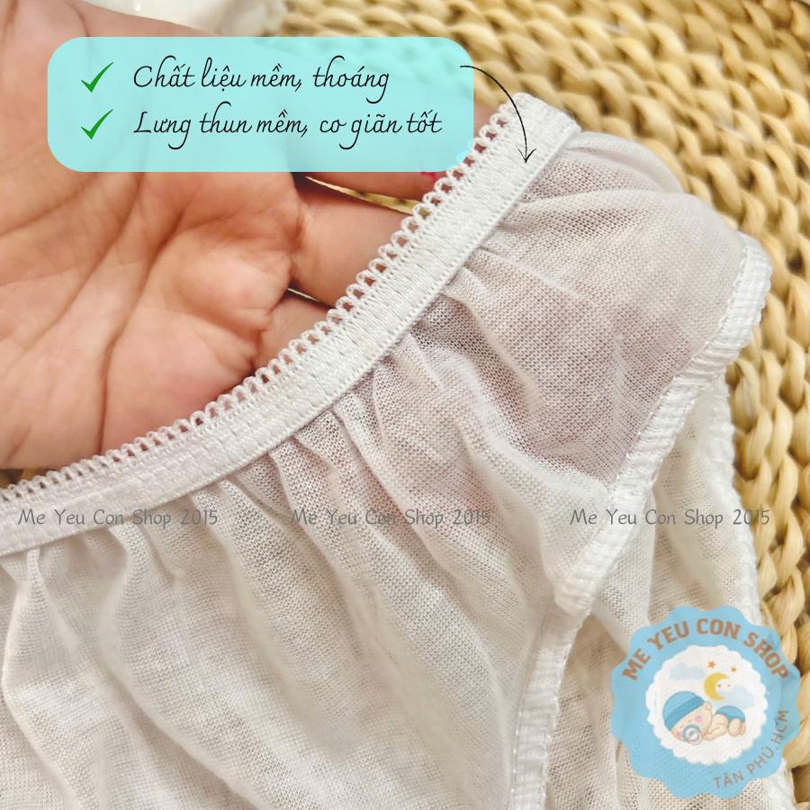 [Túi 5c] Quần lót cotton miễn giặt dùng 1 lần MAMA dùng đi du lịch/quân sự/mẹ bầu/sau sinh - 1 Gói (5 quần)