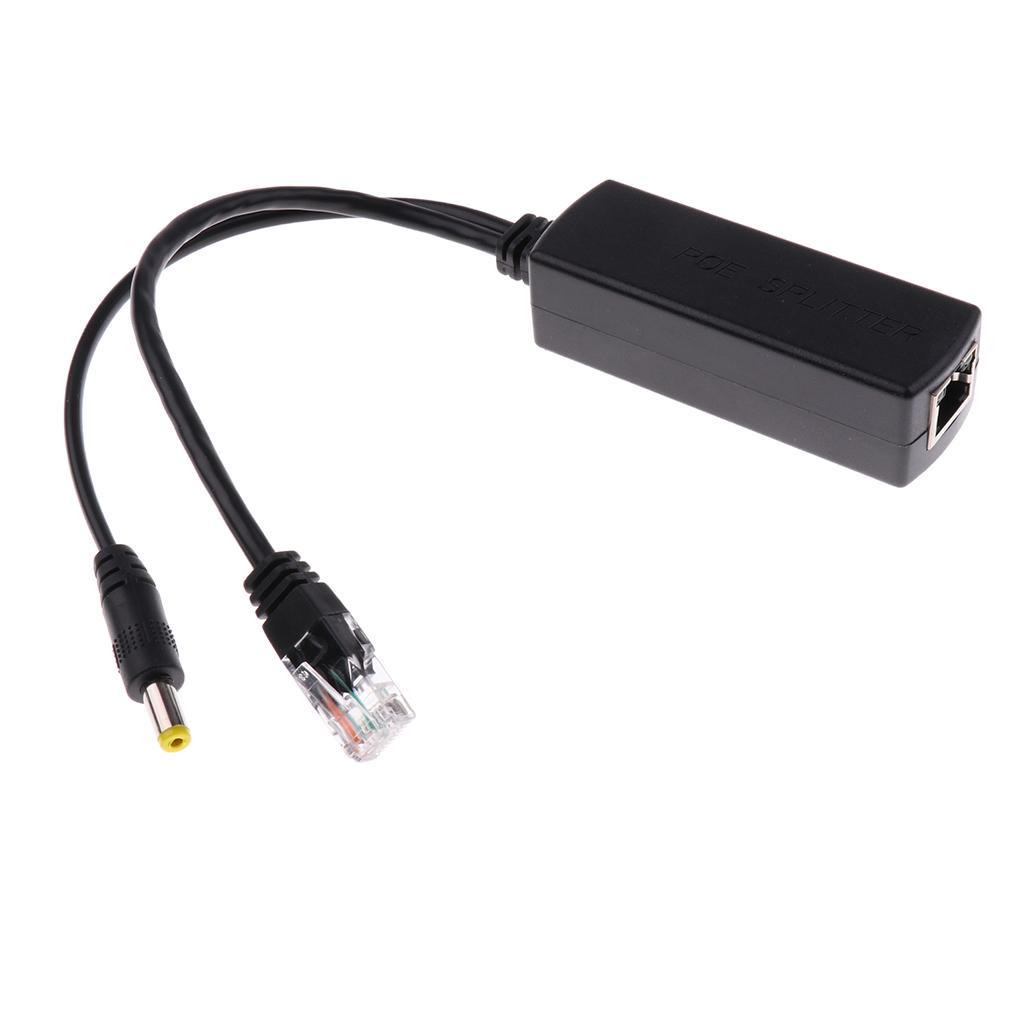 10/ 802.3at PoE Splitter With DC 12V2A 25W Power For Camera