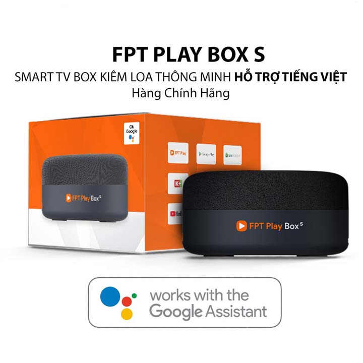 FPT Play Box S T590 Kết hợp Tivi Box và Loa thông minh - hàng chính hãng