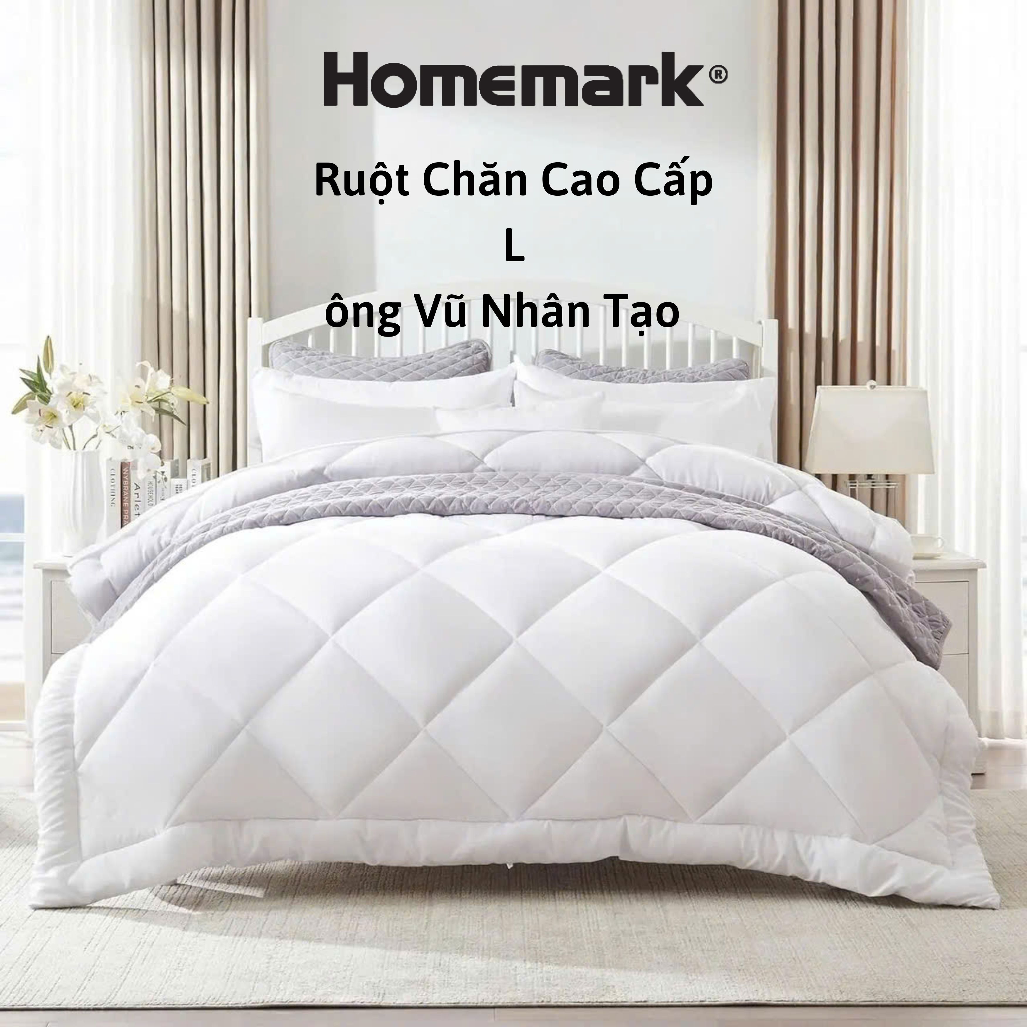 Chăn hè thu Tencel cao cấp Homemark 200x220cm, mềm nhẹ, thoáng khí, kháng khuẩn, chống dị ứng