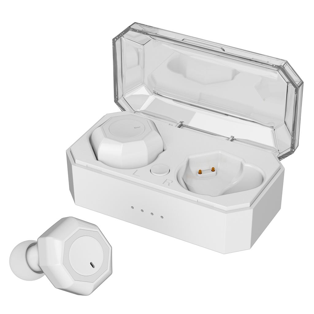 True Wireless Earphones with Charging Case, Bluetooth 5.0 Touch Control Earbuds, HD Stereo Sound, Noise Cancelling Microphones