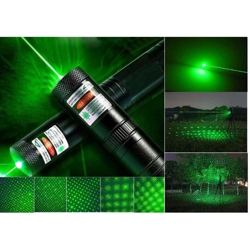 ĐÈN PIN LAZER 303 SIÊU CHẤT - SÁNG CỰC XA - TẶNG KÈM PIN &amp; CỦ SẠC