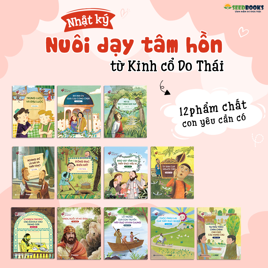 Truyện Tranh Nuôi Dưỡng Tâm Hồn Cho Bé Của Người Do Thái: 12 Phẩm Chất Con Yêu Cần Có