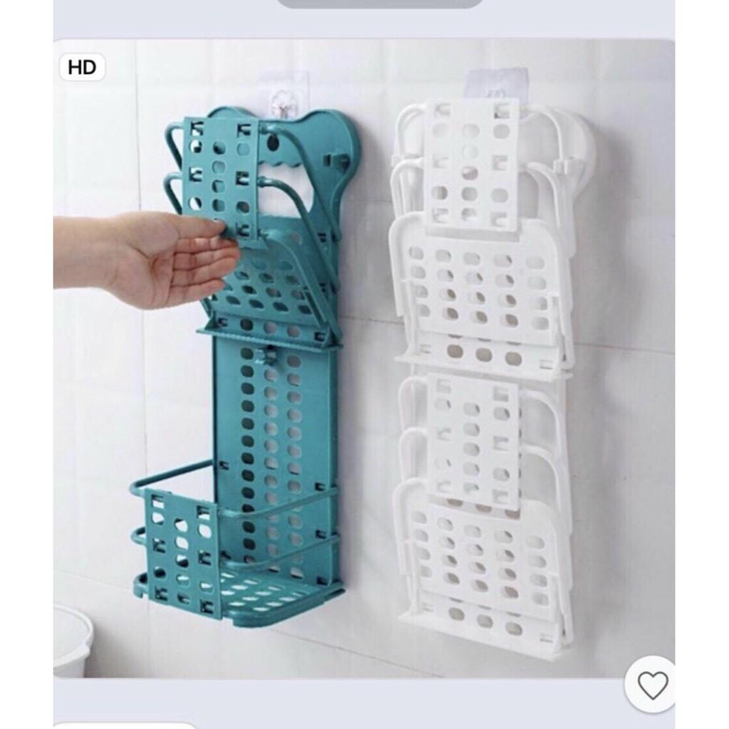Giỏ đựng đồ đa năng 2 tầng gấp gọn