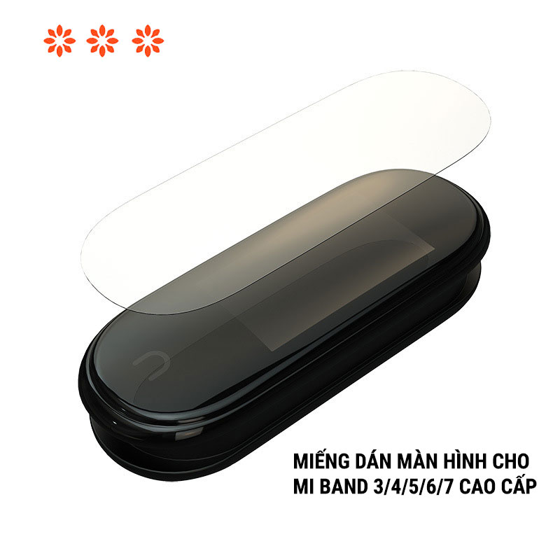 Miếng Dán Màn Hình Cho Mi Band 7/6/5/4/3 MJOBS - Chất Lượng Cao, Chống Trầy Xước Cực Tốt