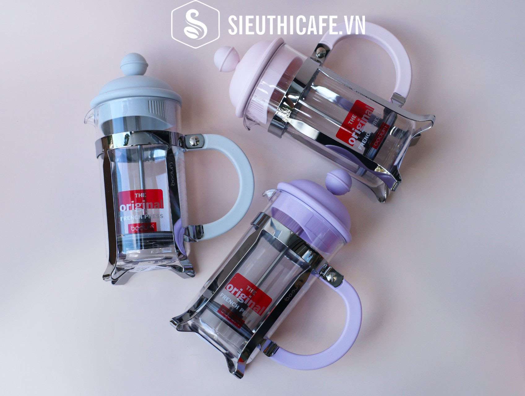 BÌNH PHA CÀ PHÊ KIỂU PHÁP BODUM CAFFETTIERA FRENCH PRESS – MÀU SHADOW – 3 CUPS