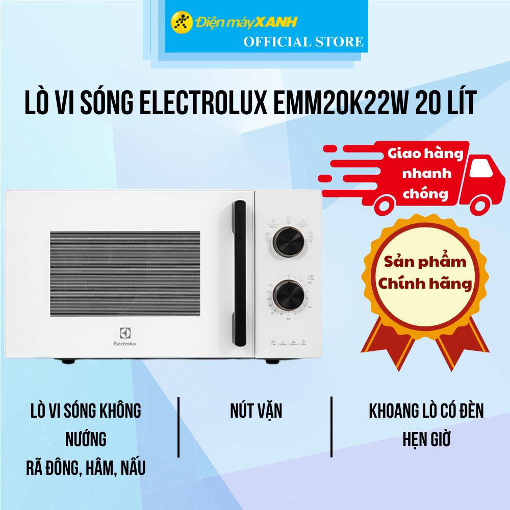 Lò vi sóng Electrolux EMM20K22W 20 lít - Hàng Chính Hãng
