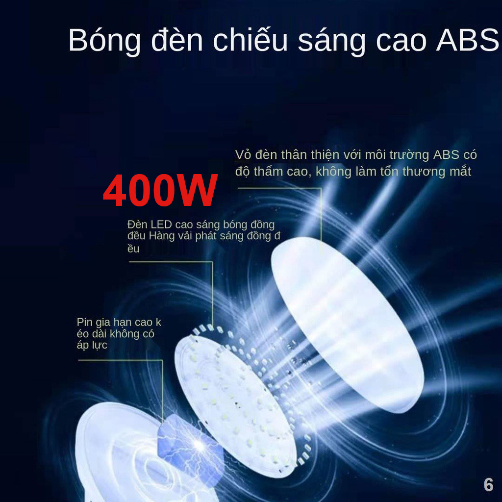Đèn năng lượng mặt trời ốp trần 400W – Vỏ nhôm, Tấm pin NLMT rời, Ánh sáng trắng- 400WOT